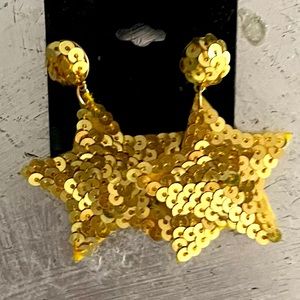 Gold Star Earrings